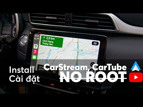 [CarReview] 30 giây cài đặt CarStream Cartube AA Mirror trên Android Auto không cần root