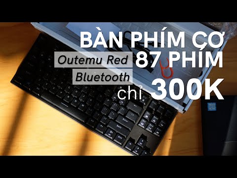 Trên tay Bàn phím cơ game bluetooth không dây Maibenben DMK02 87 phím Outemu red switch giá 300k!